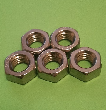 M10 Full Nut Stainless (5 Pack)