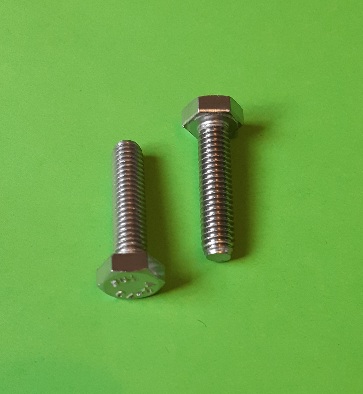 M6 x 25 Long Hex Hd Screw Stainless (2-Pack)