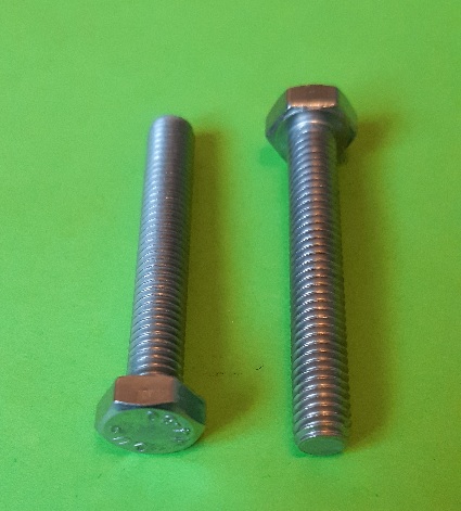 M6 x 40 Long Hex Hd Screw Stainless (2-Pack)